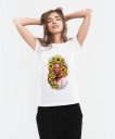 Жіноча футболка Соняшник (овал)