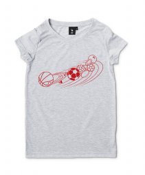 Жіноча футболка М,ячова Система Ball System