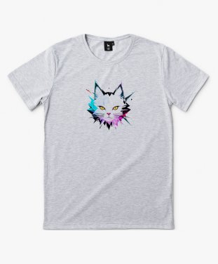 Чоловіча футболка Абстракція котячої мордочки
