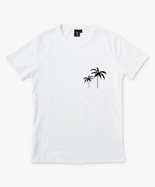 Чоловіча футболка palms silhouette. black