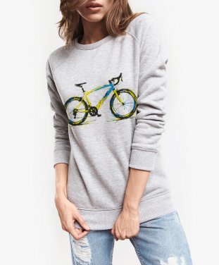 Жіночий світшот Велосипед Байк фарба