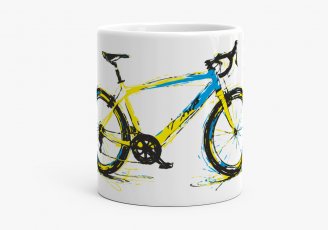 Чашка Велосипед Байк фарба