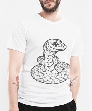 Чоловіча футболка Змія рік Змії
