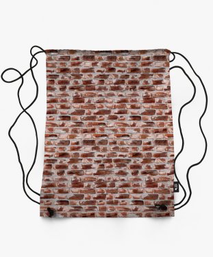 Рюкзак Цегляна стіна в акварельному стилі