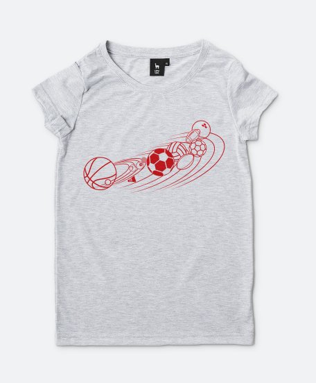 Жіноча футболка М,ячова Система Ball System